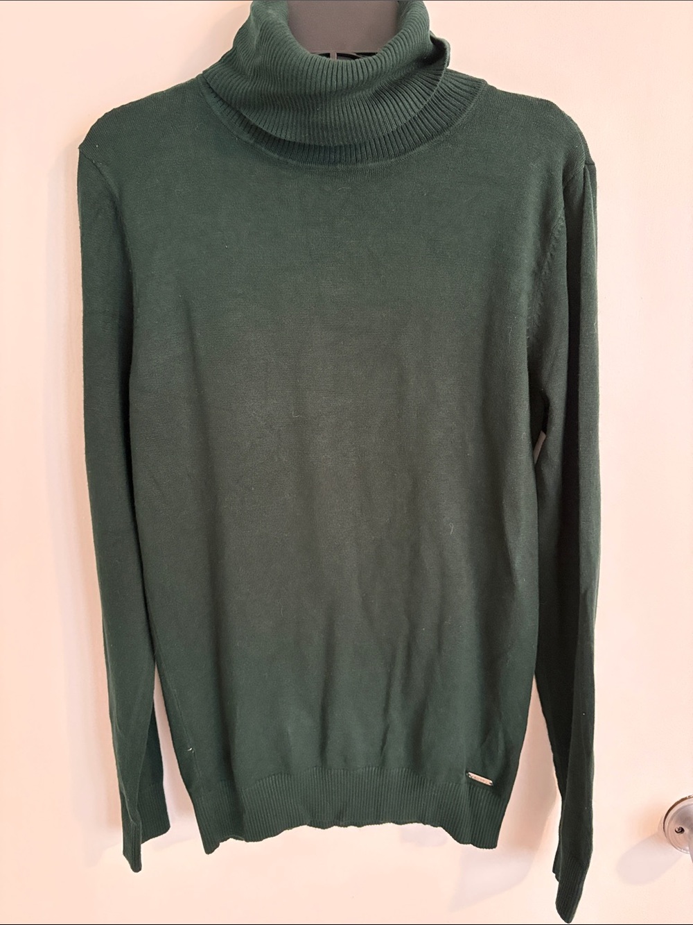 Calvin Klein Women’s Green Turtleneck Sweater